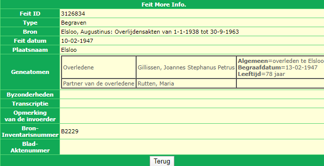overlijdings bericht Maria Rutten