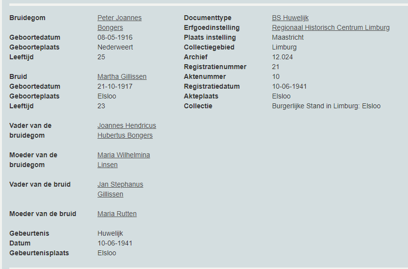 pie bongers en martha