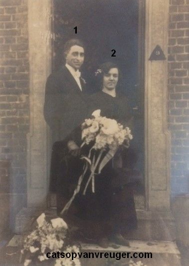 Trouwfoto jan Christiaan Otten X Maria Barbara penders 1