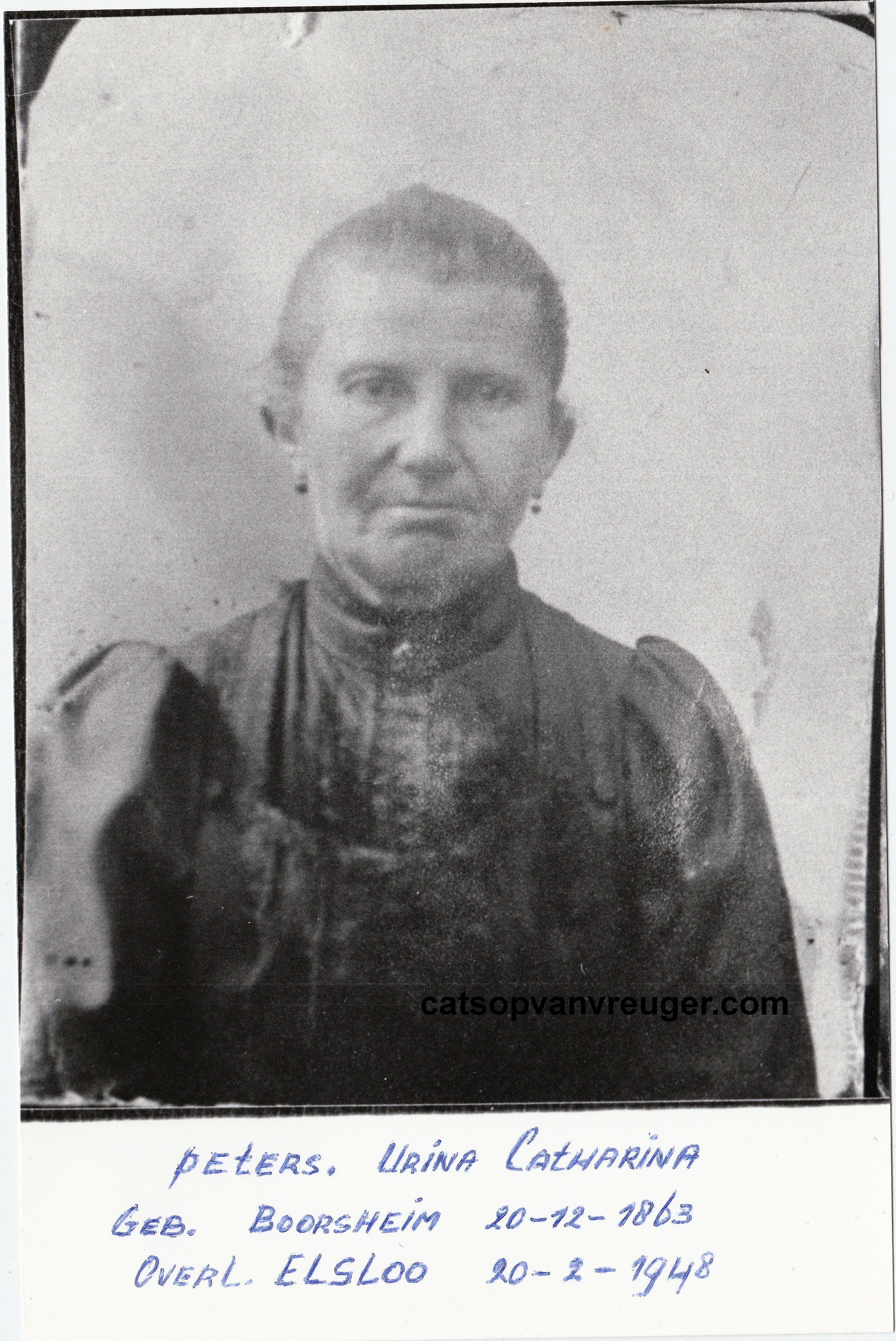 Urina Catharina Peters 1